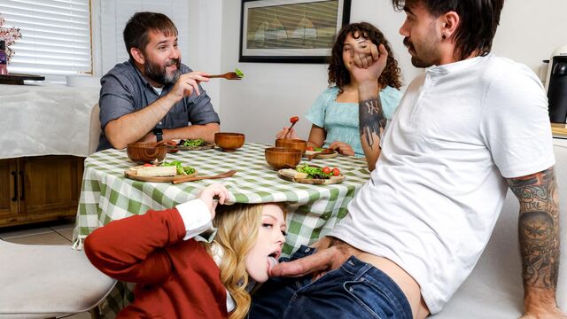 Blonde with perfect round ass Penelope Snaps nailed by long cock