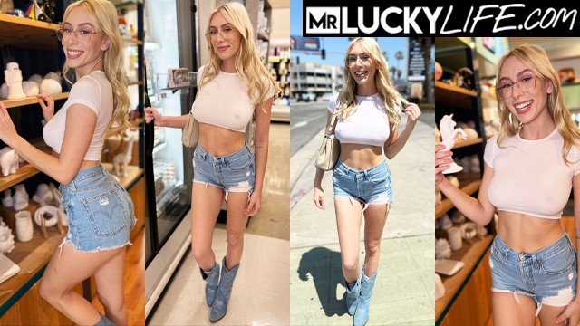 Hd smut with provocative Kay Lovely from Mr Lucky Life