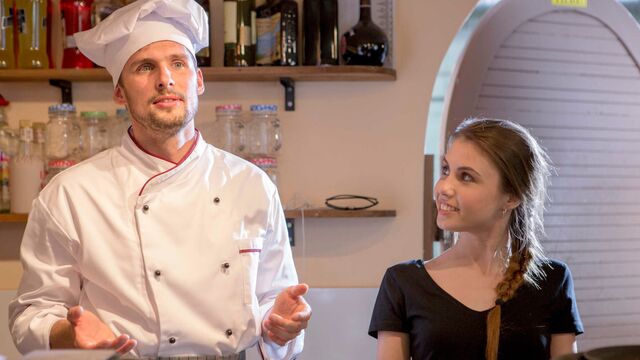 Sensual brunette Elle Rose looks good in the doggy style pose