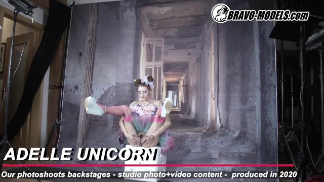 Bravo Models featuring Adelle Unicorn and Adelle's solo female smut