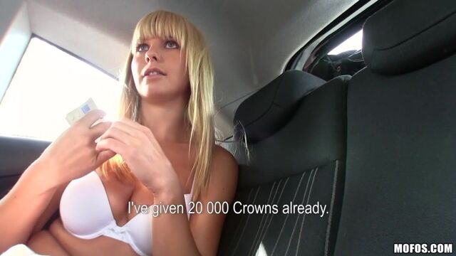 Hard fuck in the cowgirl pose with a gorgeous blonde Bella Baby