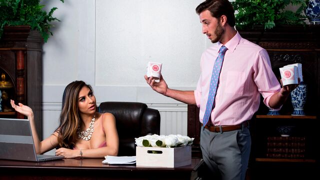 Dick-sucking angel Nina North likes blowing this massive penis