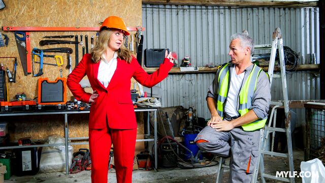 Blonde wife Denice K cheats on her hubby with a horny as hell boss