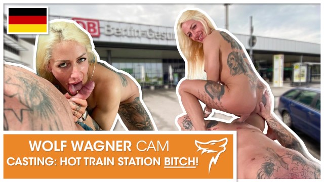 Provocative Harleen Van Hynten and Berlin - public pickups clip - Wolf Wagner Com