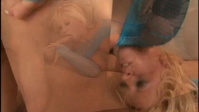 Alluring Georgia Peach and James Deen at ass to mouth action