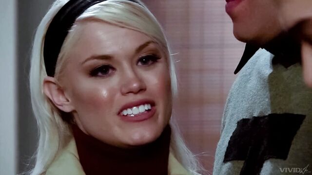 Sweet FFM session with a big-bottomed young blonde Axel Braun