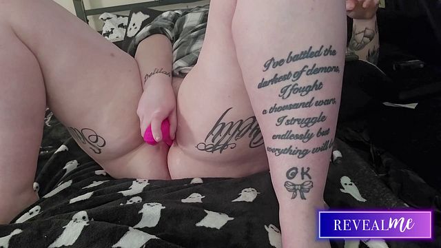 Rocking girlfriend's masturbation trailer