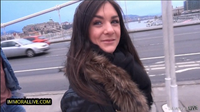 Immoral live featuring Dean Van Damme and Lullu Gun's big cock pov video