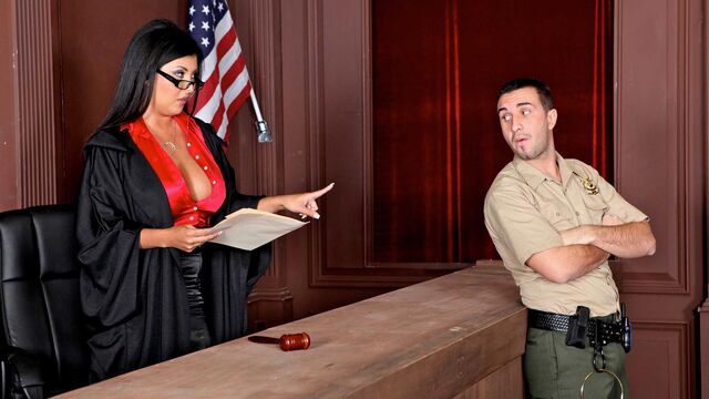 Hard fuck in the missionary pose with a busty mademoiselle Jaylene Rio