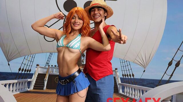 Lusty redhead angel Carolina Guerrero nicely screwed on the boat