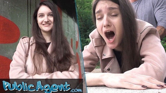GF's blowjob scene by Public Agent