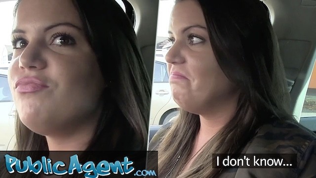 Public Agent featuring sugar's outdoor public sex clip