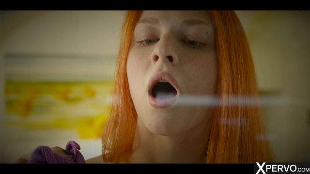 Marcello Bravo and Amalia Davis's deep throat smut by Little Caprice Dreams