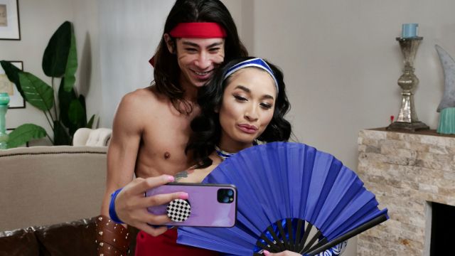 Glamorous Avery's milf action