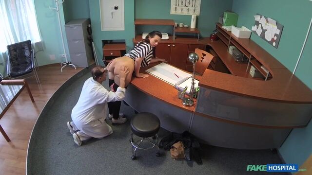 Leggy hottie Natasha Jungle opens her wet shaved pussy for the boss