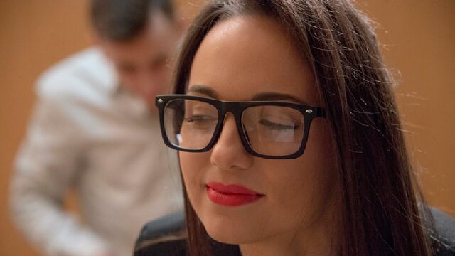 Beautiful brunette babe with round ass Kristy Black fucked from behind