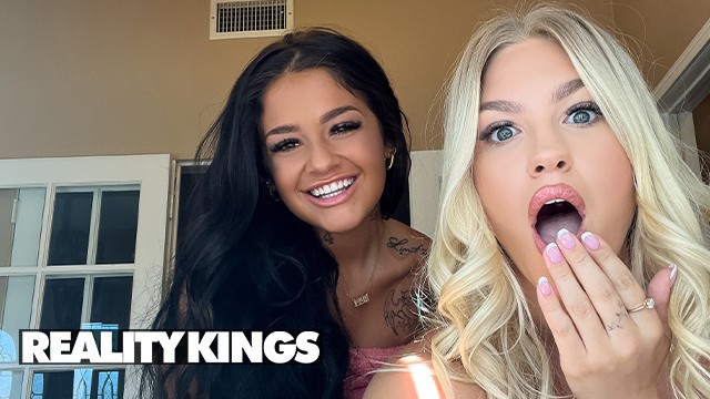 Flirtatious Ryan Reid and Jazlyn Ray - scissoring in lesbian video - RK Prime