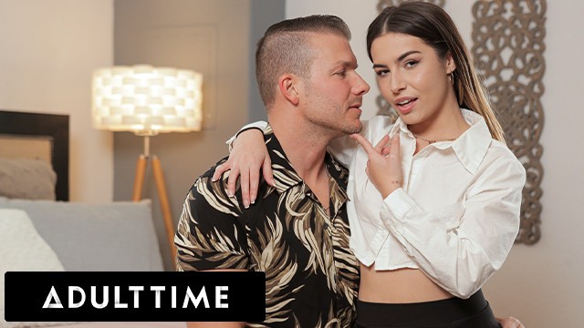 Adult Time featuring Codey Steele and Chanel Camryn's hard rough porn