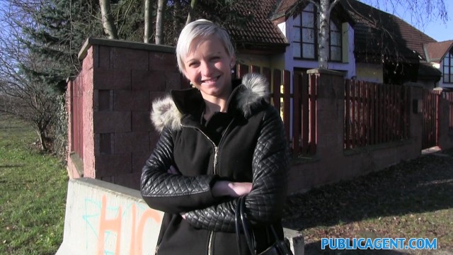 Exciting Janie Sky - sex for cash action - Public Agent