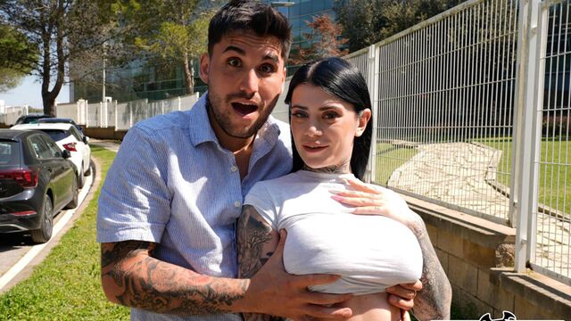 Outdoor hardcore anal penetration with a busty goddess Lilly Flower