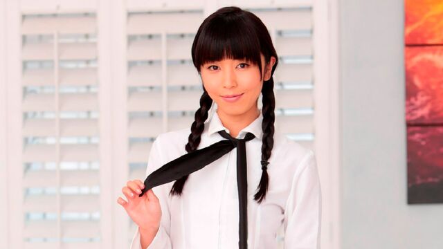 Japanese young angel Marica Hase likes hard fuck with a black dick