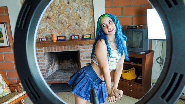 Deep throat movie with spicy Min Galilea from Team Skeet
