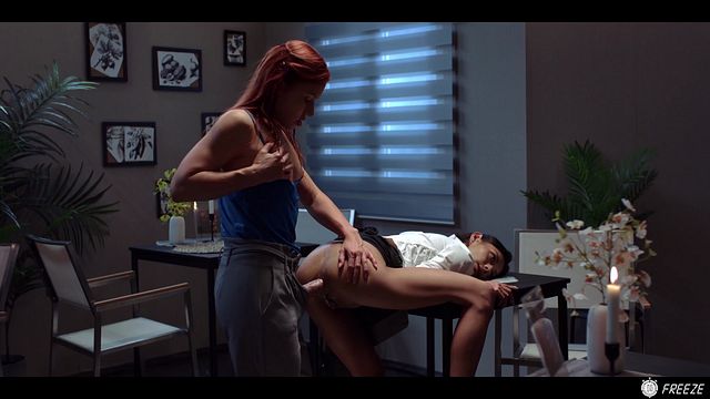 Futa action with bewitching Veronica Leal and Clemence Audiard from Freeze