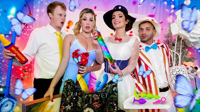 Nicky Rebel & Jimmy Michaels & more Tag-Teamed Until She’s Dripping
