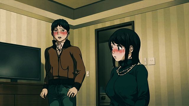 Crying anime oral with tears