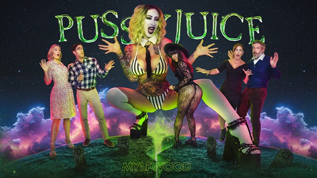 Beetlejuice Parody Pussyjuice Packs Lily Lane Into a Sticky Group Scene
