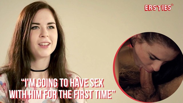Making out with someone new turns into a blowjob and careful condom sex