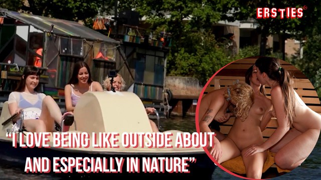 Hairy and natural lesbians make the outdoors theirs