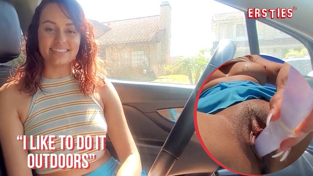Serina's soaking public orgasm