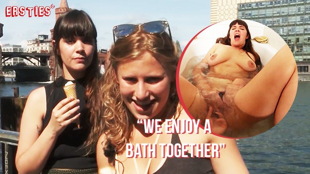 Redhead Lesbian Bath With a Toy