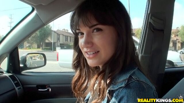 Stylish doll with round bottom Paris Lincoln fucked from behind