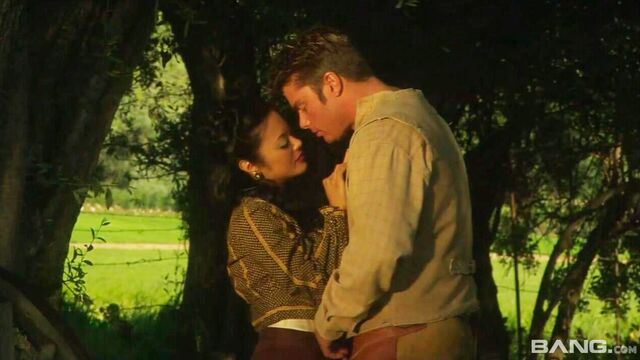 Gorgeous brunette chick Kaylani Lei likes jumping on a long penis