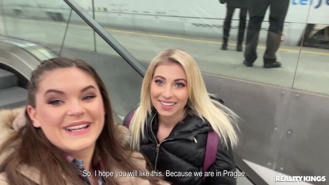 Two good-looking chicks Taylee Wood and Lilly Bella love lesbian sex