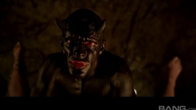 Isabela gets hard fucked in the dungeon by big black beast