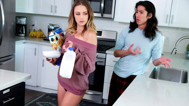 Angelic miniature teen Kyler Quinn opens her pussy for a big dick