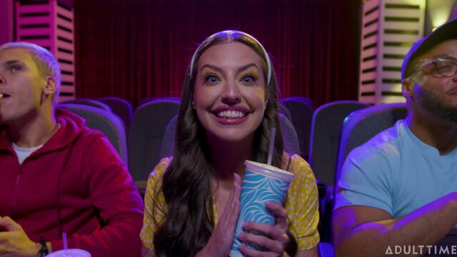 Spencer Bradley takes a part in a hardcore big cock FMM sex