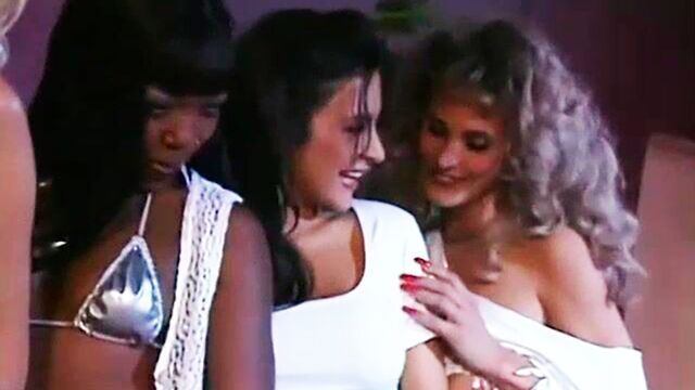 Gorgeous lesbian action with Menage Trois, Candy Vegas and Nikki SinnKim